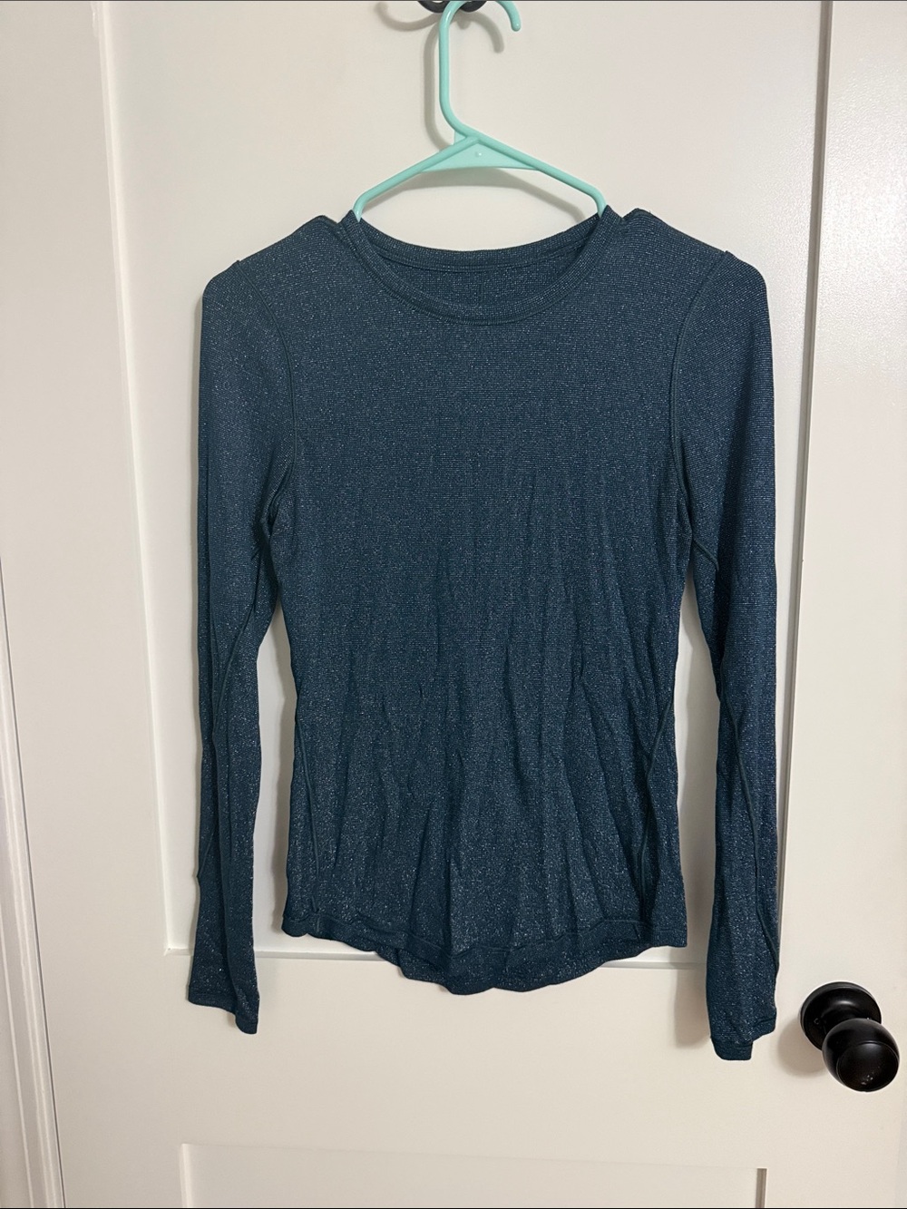 lululemon athletica Long-Sleeve Sparkle Tee - Teal